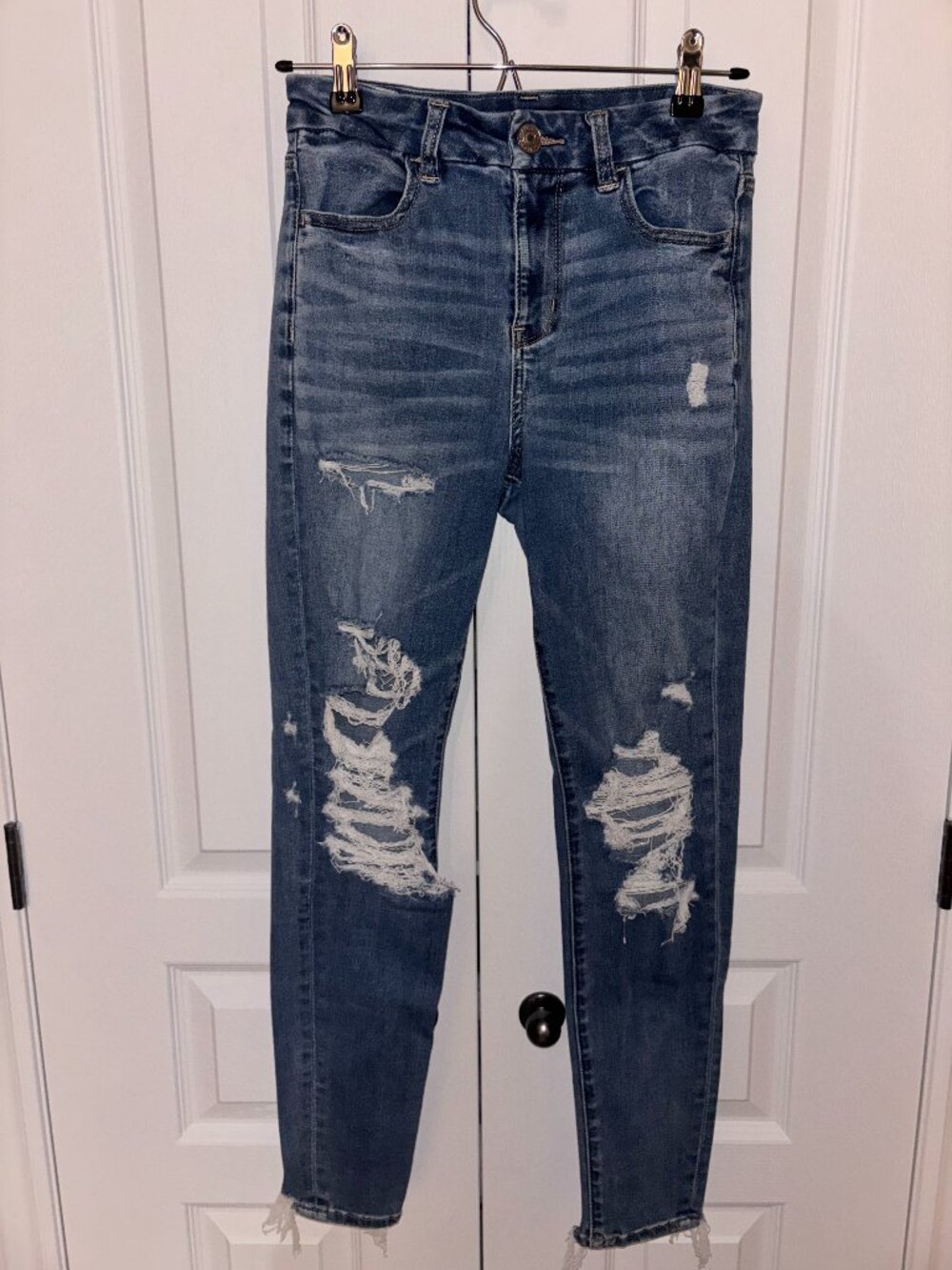 American Eagle Ne(X)t Level Stretch Curvy Hi-Rise Jeggings Women's Size 4